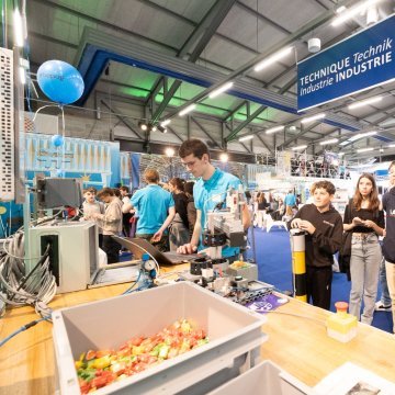 Le salon valaisan des formations et métiers. Martigny. Jeudi 9 mars 2023
